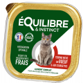Изображение 1 - Equilibre & Instinct Паштет для дорослих і стерилізованих котів із яловичиною та морквою