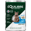 Изображение 1 - Equilibre & Instinct Шматочки в соусі для дорослих і стерилізованих котів із фореллю, кабачком і чебрецем