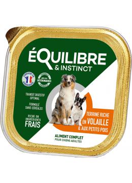 Equilibre & Instinct Паштет для дорослих собак із м'ясом птиці