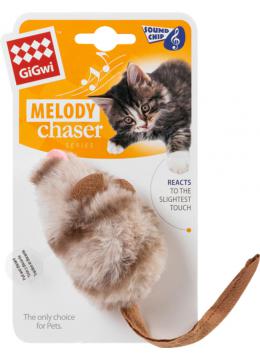 GiGwi Melody chaser Мышка с искусственным мехом