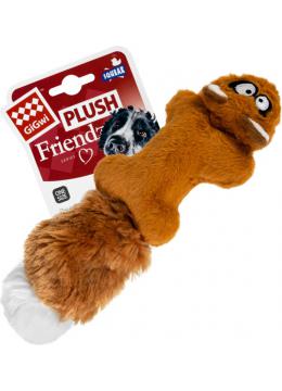 GiGwi Plush Белка с 2 пищалками