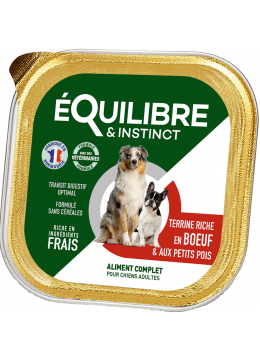 Equilibre & Instinct Паштет для дорослих собак із яловичиною