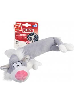 GiGwi Plush Кот с пищалкой