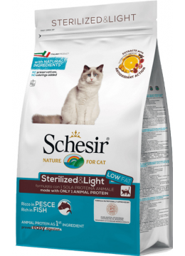 Schesir Cat Sterilized & Light Fish