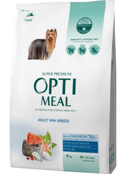 Optimeal Small Adult Dog для взрослых мини пород с лососем
