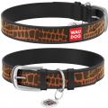 Изображение 1 - Collar WauDog Design Жираф с qr паспортом чорный