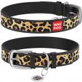Изображение 1 - Collar WauDog Design Леопард qr паспортом черный