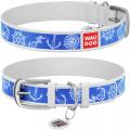 Изображение 1 - Collar WauDog Design Морская фантазия qr паспортом белый