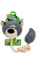 GiGwi Eco friendz Волк с пищалкой