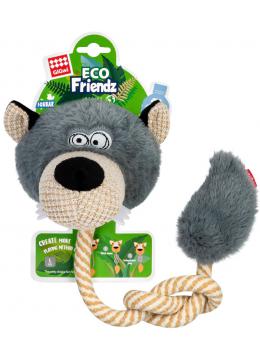 GiGwi Eco friendz Волк с пищалкой