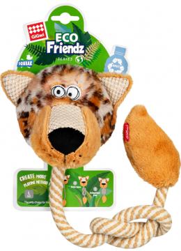 GiGwi Eco friendz Леопард с пищалкой