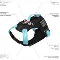 Изображение 1 - Collar Waudog Nylon Анатомичная шлея з qr паспортом голубая