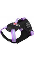 Collar Waudog Nylon Анатомичная шлея з qr паспортом фиолетовая