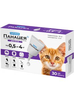 Superium Панацея капли для кошек от 0,5-4 кг