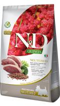 Farmina N&D Quinoa Sterilized Adult Mini Утка с киноа