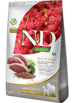 Farmina N&D Quinoa Sterilized Adult Medium&Maxi Утка с киноа