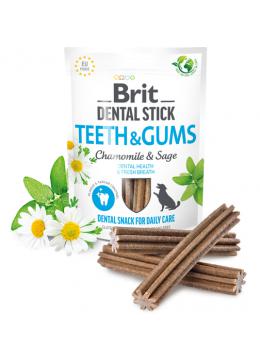 Brit Dental Stick Teeth & Gums Лакомства с ромашкой