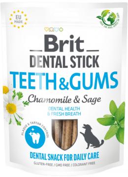 Brit Dental Stick Teeth & Gums Лакомства с ромашкой