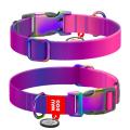 Изображение 1 - Collar WauDog Nylon Recycled c qr Паспортом Фіолетовий