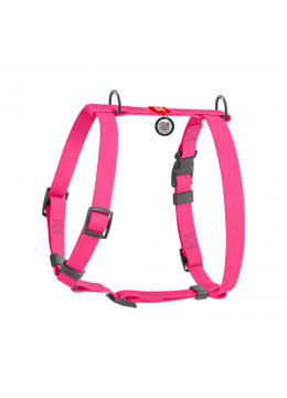 Collar Waudog Waterproof Шлея анатомическая Н-образная Розовая