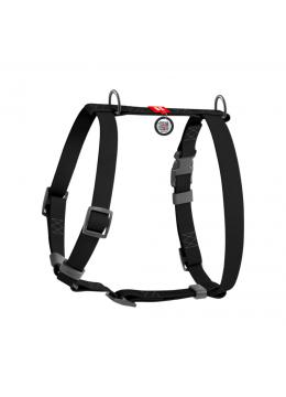 Collar Waudog Waterproof Шлея анатомическая Н-образная Черная