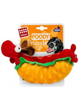 GiGwi Foody friends Хот-дог с пищалкой