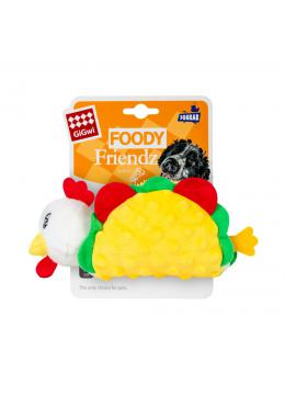 GiGwi Foody friends Куриный тако с пищалкой
