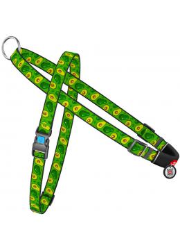 Collar WauDog Nylon Авокадо нейлоновая быстросъемная шлея
