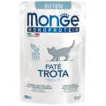 Изображение 1 - Monge Cat Monoprotein Pate Kitten паштет с форелью