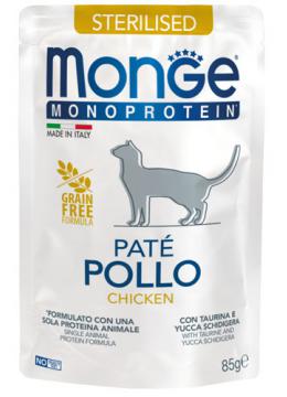 Monge Cat Monoprotein Pate Sterilised паштет с курицей