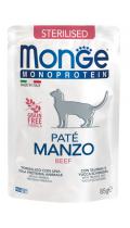 Monge Cat Monoprotein Pate Sterilised паштет с говядиной