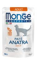Monge Cat Monoprotein Pate Adult паштет с уткой