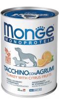 Monge Dog Monoprotein Fruit Wet индейка с цитрусами