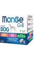 Monge Dog Grill Multipack Ягня з свиною та лососем