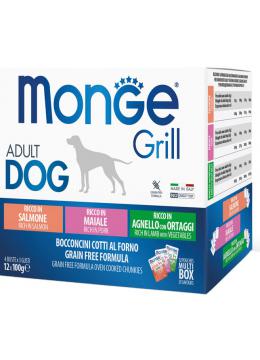 Monge Dog Grill Multipack Ягня з свиною та лососем