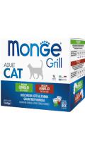 Monge Сat Grill Wet Mix кролик c ягненком
