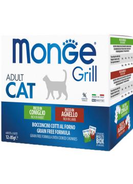 Monge Сat Grill Wet Mix кролик c ягненком