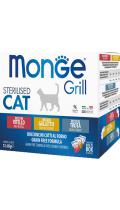 Monge Сat Grill Wet Sterilised Mix петух с форелью и телятиной