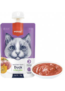 Wanpy Cat Duck & Pumkin крем-пюре