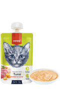 Wanpy Cat Tuna Chicken & Carrot крем-пюре