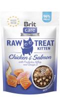Brit Raw Treat Cat Kitten Лосось с пробиотиком