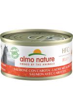 Almo Nature HFC Cat Jelly с лососем и морковкой