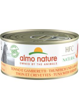 Almo Nature HFC Cat Natural с тунцом и креветками