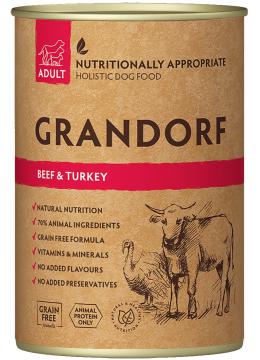 Grandorf Beef & Turkey Adult влажный корм