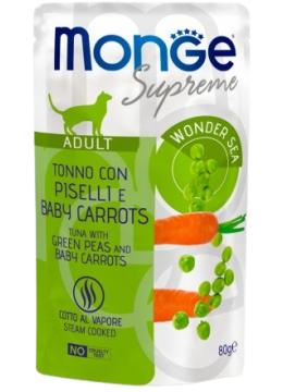 Monge Supreme Тунец с горошком и молодой морковью