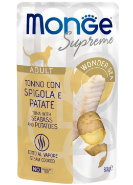 Monge Supreme Тунец с сибасом и картофелем