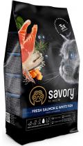 Savory Adult Cat Gourmand Salmon and White Fish