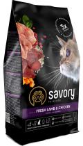 Savory Adult Cat Steril Lamb and Chicken