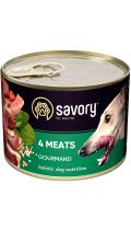 Savory Dog Gourmand 4 meats pate