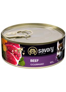 Savory Dog Gourmand Beef pate